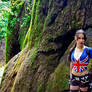 Lara Croft - union jack