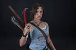 Lara Croft REBORN cosplay - studio 3 by TanyaCroft