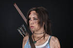 Lara Croft REBORN cosplay - studio 4 by TanyaCroft