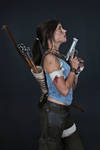 Lara Croft REBORN cosplay - studio 5 by TanyaCroft