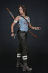 Lara Croft REBORN cosplay - studio 6 by TanyaCroft