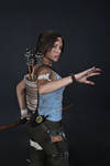 Lara Croft REBORN cosplay - studio 8 by TanyaCroft