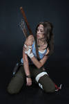 Lara Croft REBORN cosplay - studio 9 by TanyaCroft