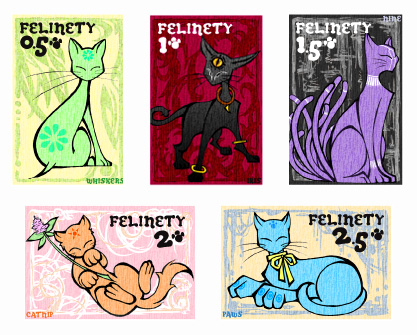 Kitty stamps