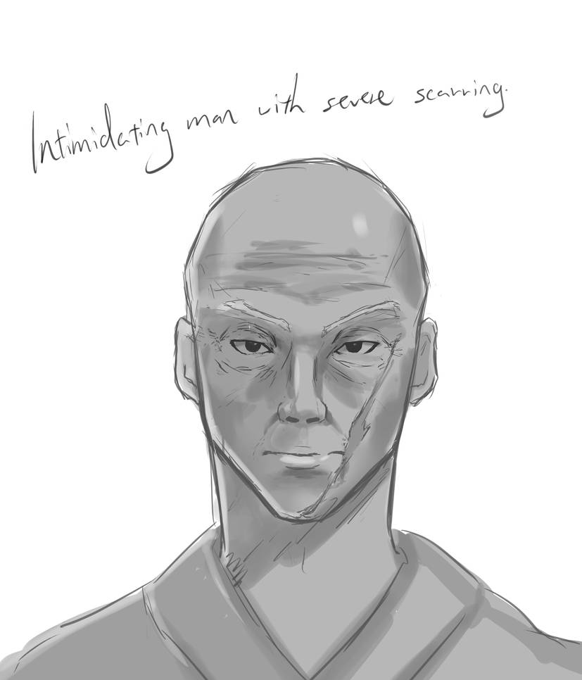 intimidating old man (themed drawing) by Haryem on DeviantArt