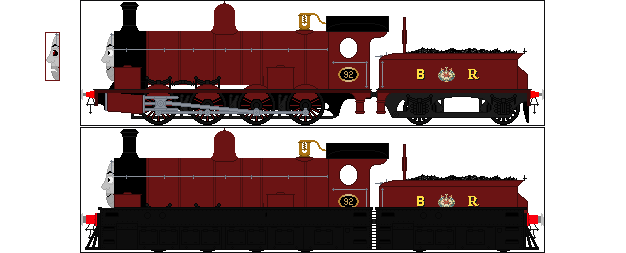 Barry Tender Engine Barry Railway #92: Herman. by NorthWesternWarrior on DeviantArt
