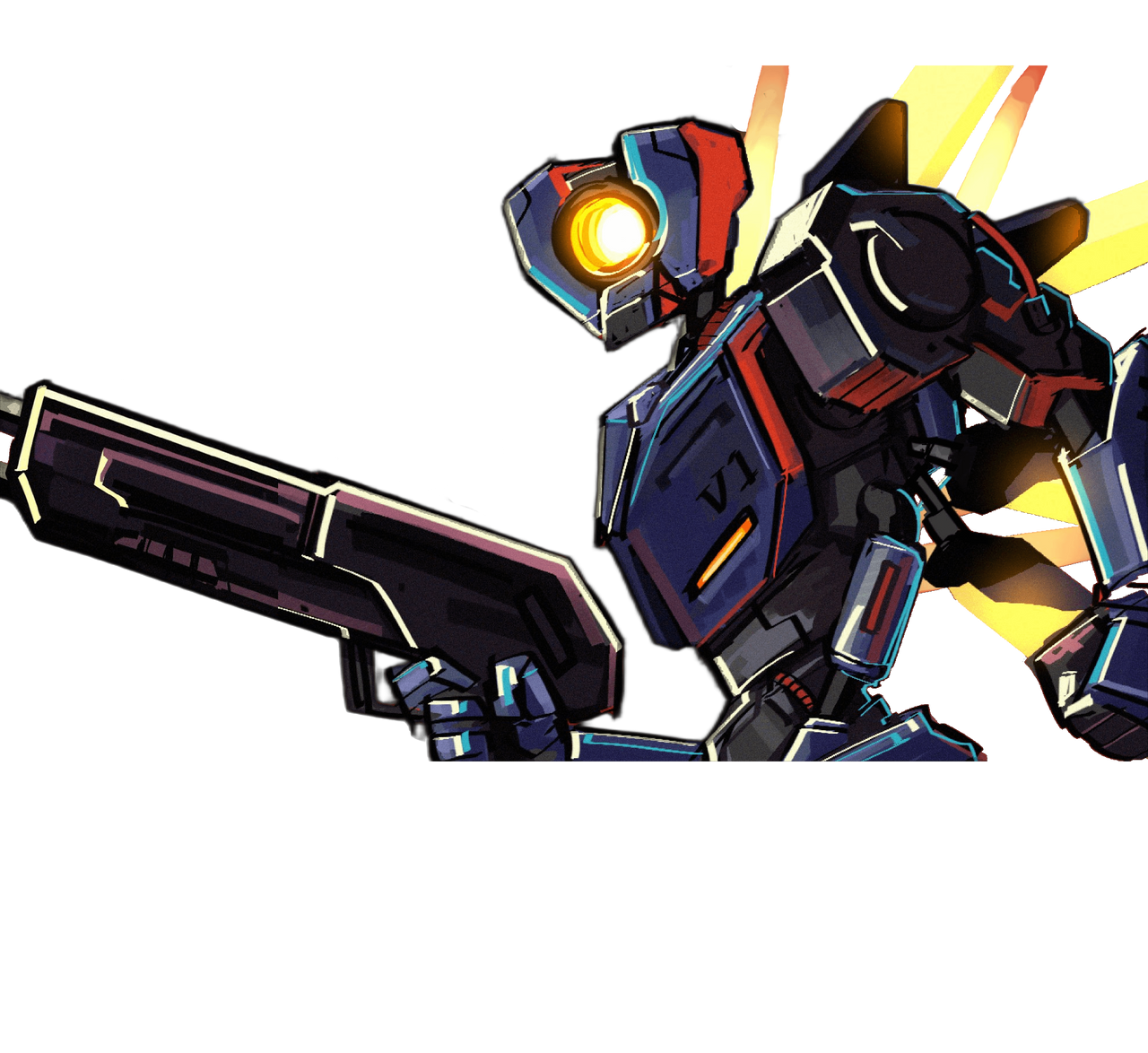 Ultrakill Guy V1 (ULTRAKILL) Render #4 by Human393 on DeviantArt