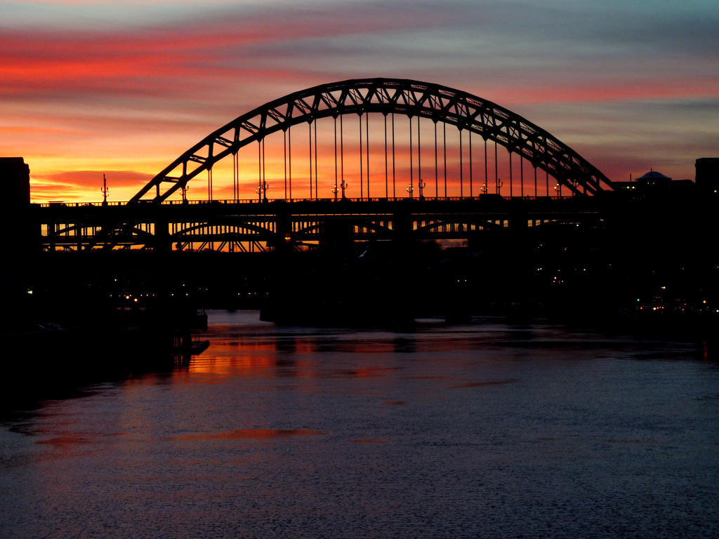 Tyne Bridge Sunset