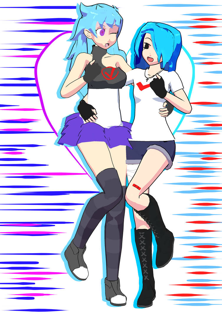 Nusky X Skyblue and Nusky by violet-U on DeviantArt