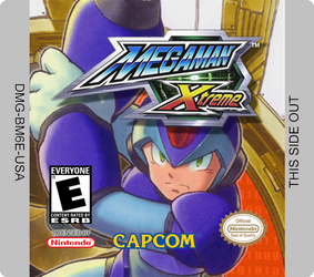 Mega Man Xtreme (GBC) Label