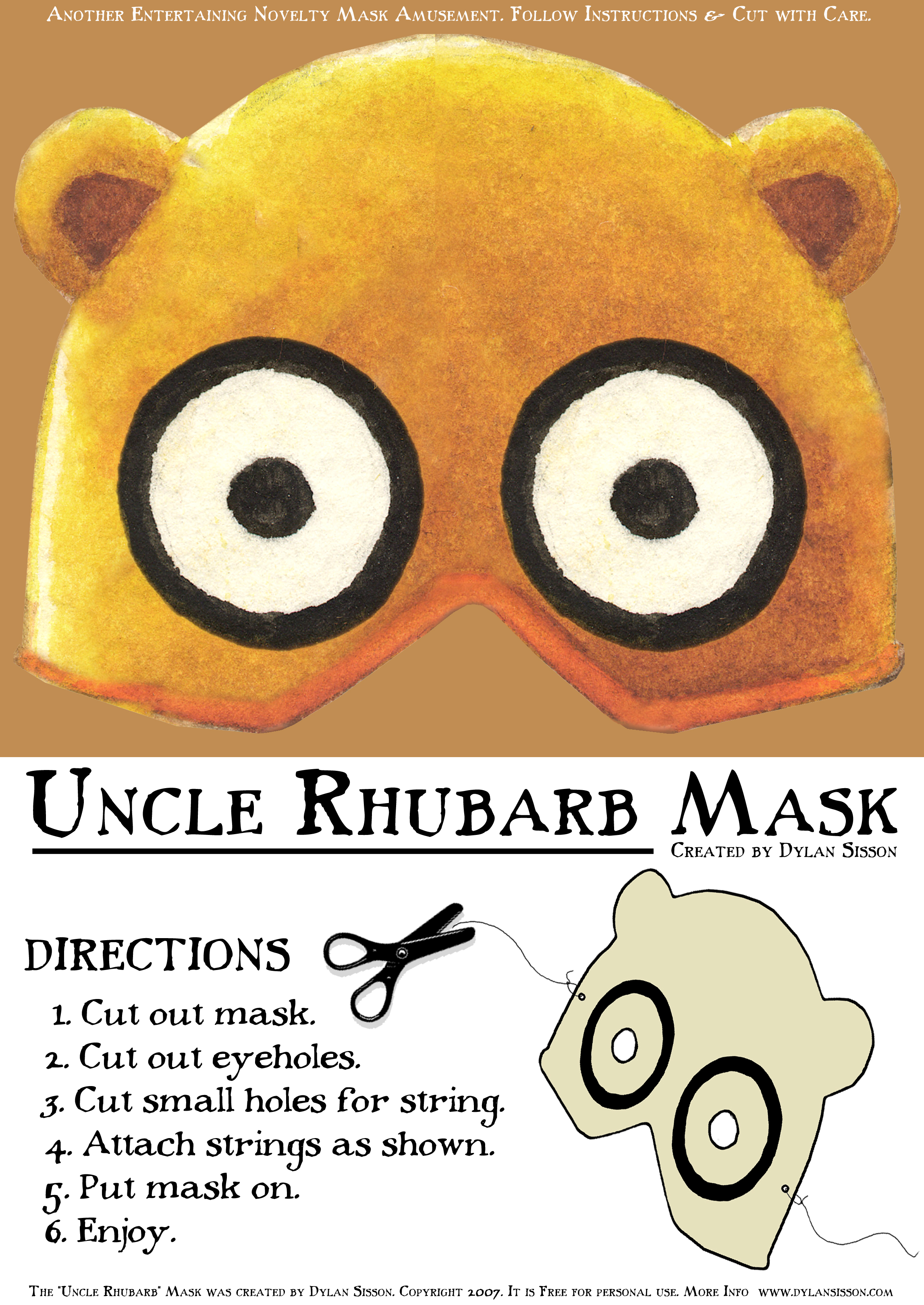 'Uncle Rhubarb' Mask