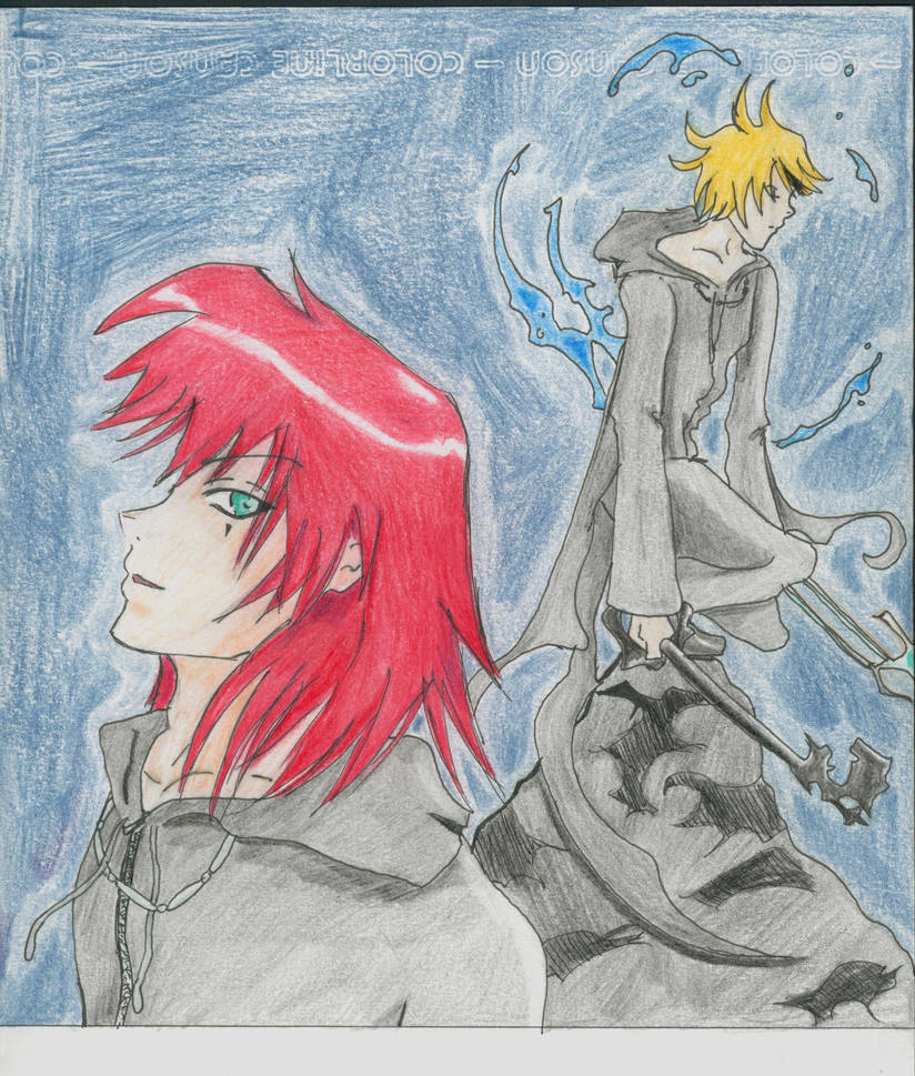 Roxas x Axel by Yoruset on DeviantArt