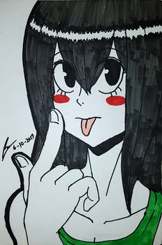 Asui Tsuyu Inktober 2017