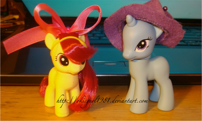 Applebloom and Trixie WIP