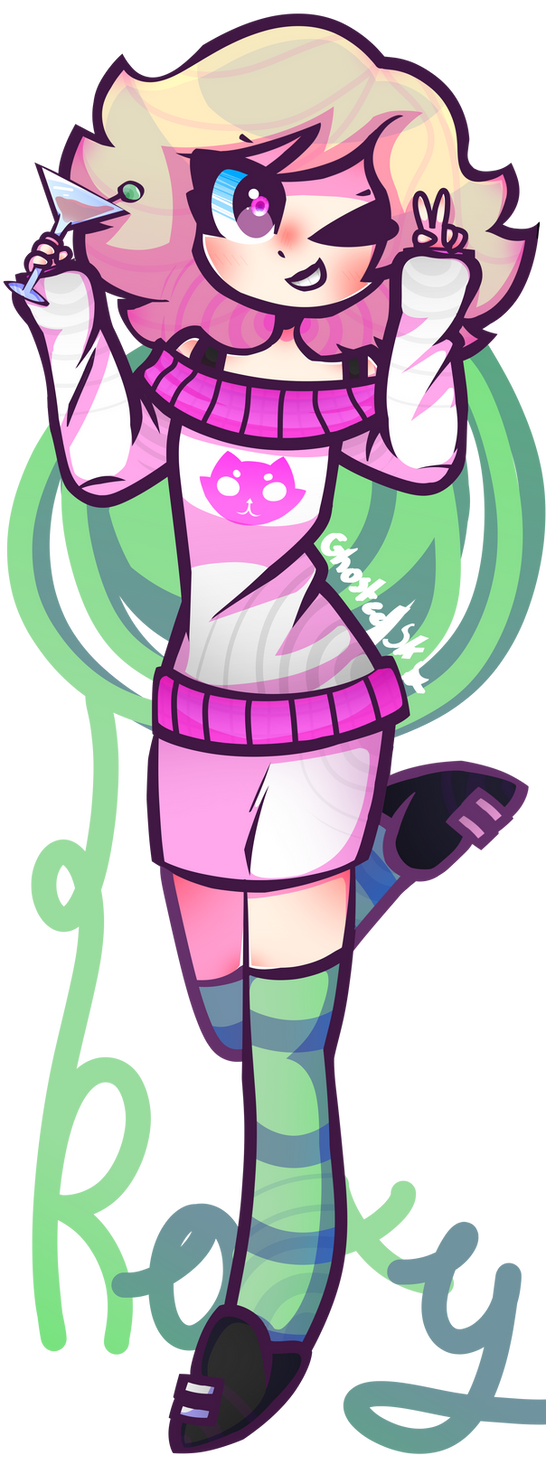 Homestuck Png Roxy Homestuck - Roxy RE-REDRAW by ghostedsky on DeviantArt
