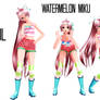 [DL] MMD Watermelon Miku