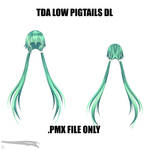  Low pigtails