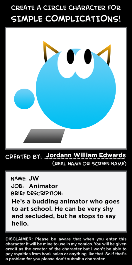 simpleCOMICS Create a Character: JW