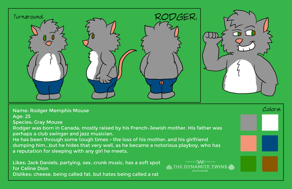 Rodger - 2015 Reference Sheet by JWthaMajestic on DeviantArt