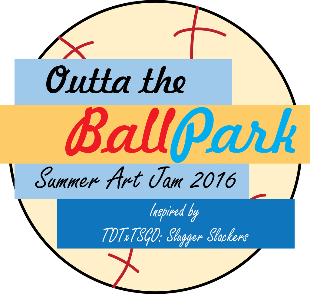 Outta the Ballpark Art Jam Logo