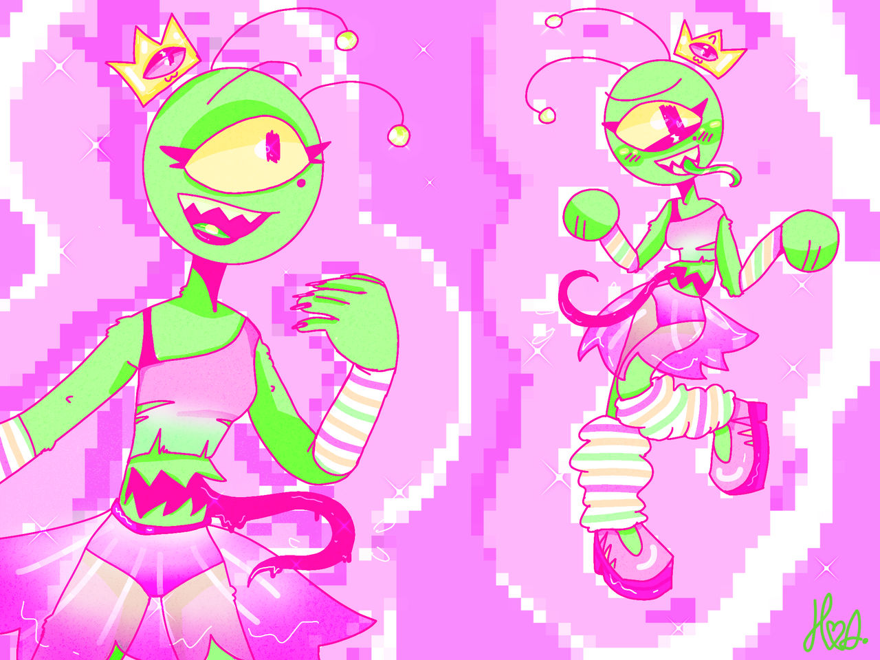 Alien OC by FrizzyP0P on DeviantArt