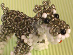 Beaded dog by Craftcove