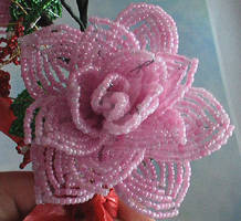 full beaded rose