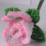 French beaded rosebud