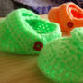 Crochet baby crocs