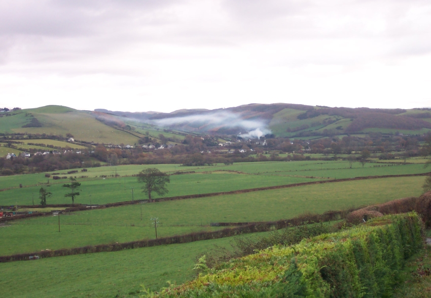 Smoke in Rheidol valley - No.1