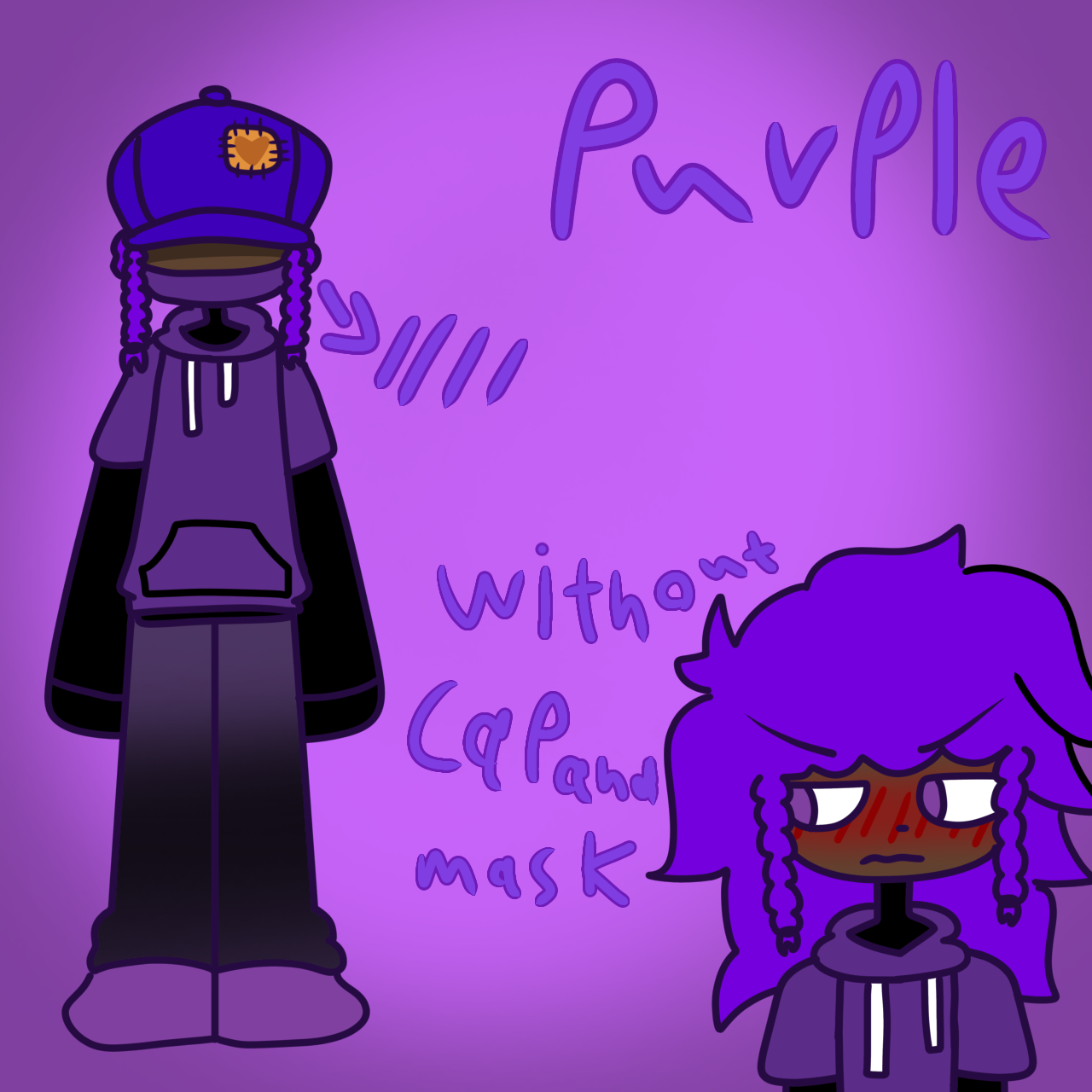 Elemental Purple (Rainbow Friends) by StarPonyTheEmoWolf on DeviantArt