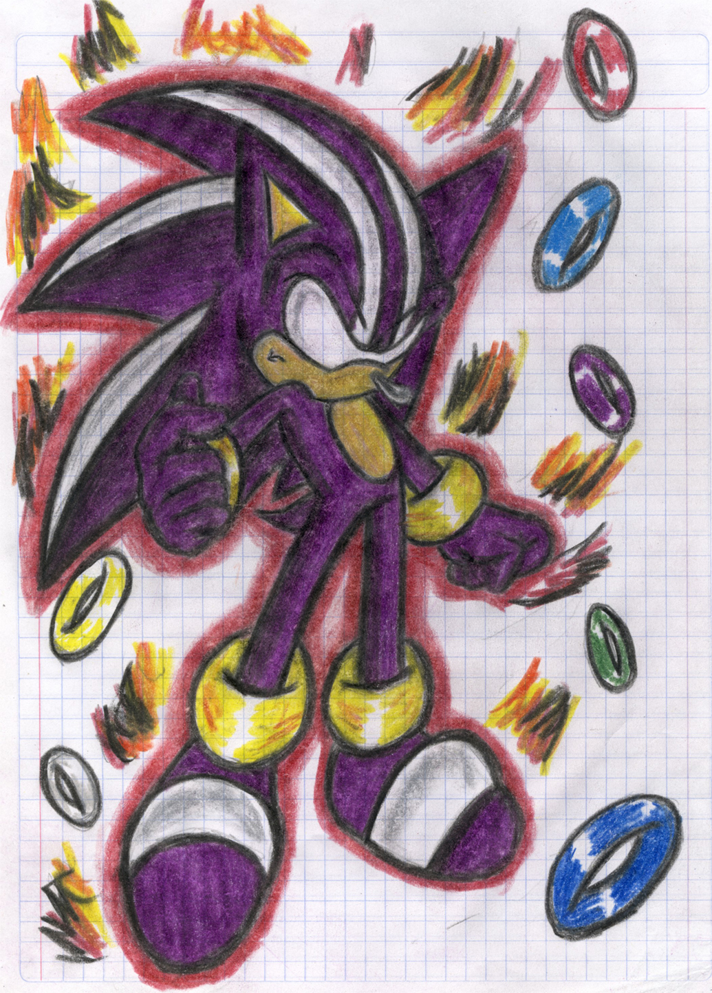 Pixilart - Darkspine Sonic by JeromeWasSus