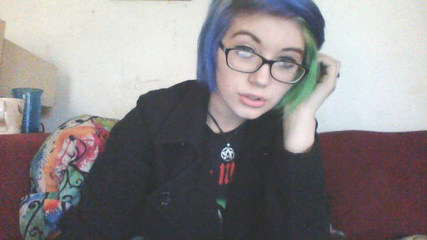 New Hair - Green/Purple