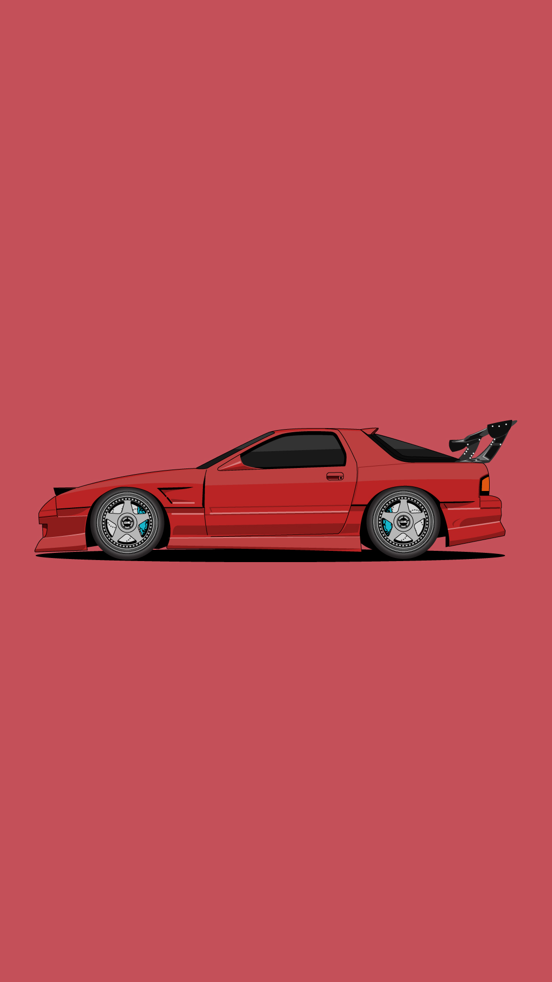 Red Cartoon Rx7 MAZDA RX7 FC VECTOR ILLUSTRATION by Yudhono on DeviantArt