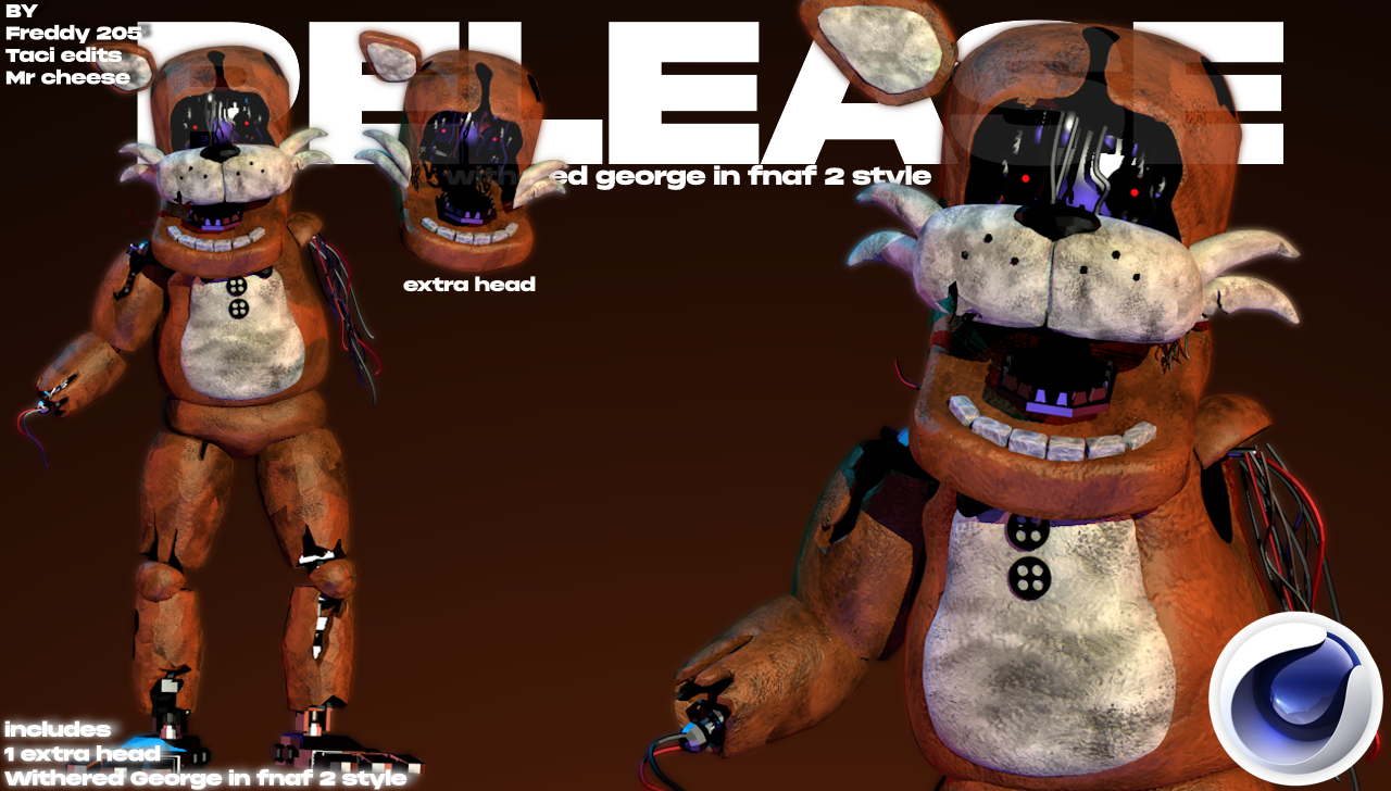 Five Nights at Freddy's 2 Withered Freddy Artwork by EmeraldcraftLS on  DeviantArt