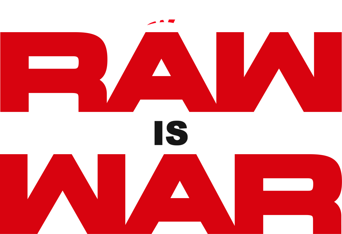 Wwe Raw Is War Logo White Stripe By Darkvoidpictures On Deviantart