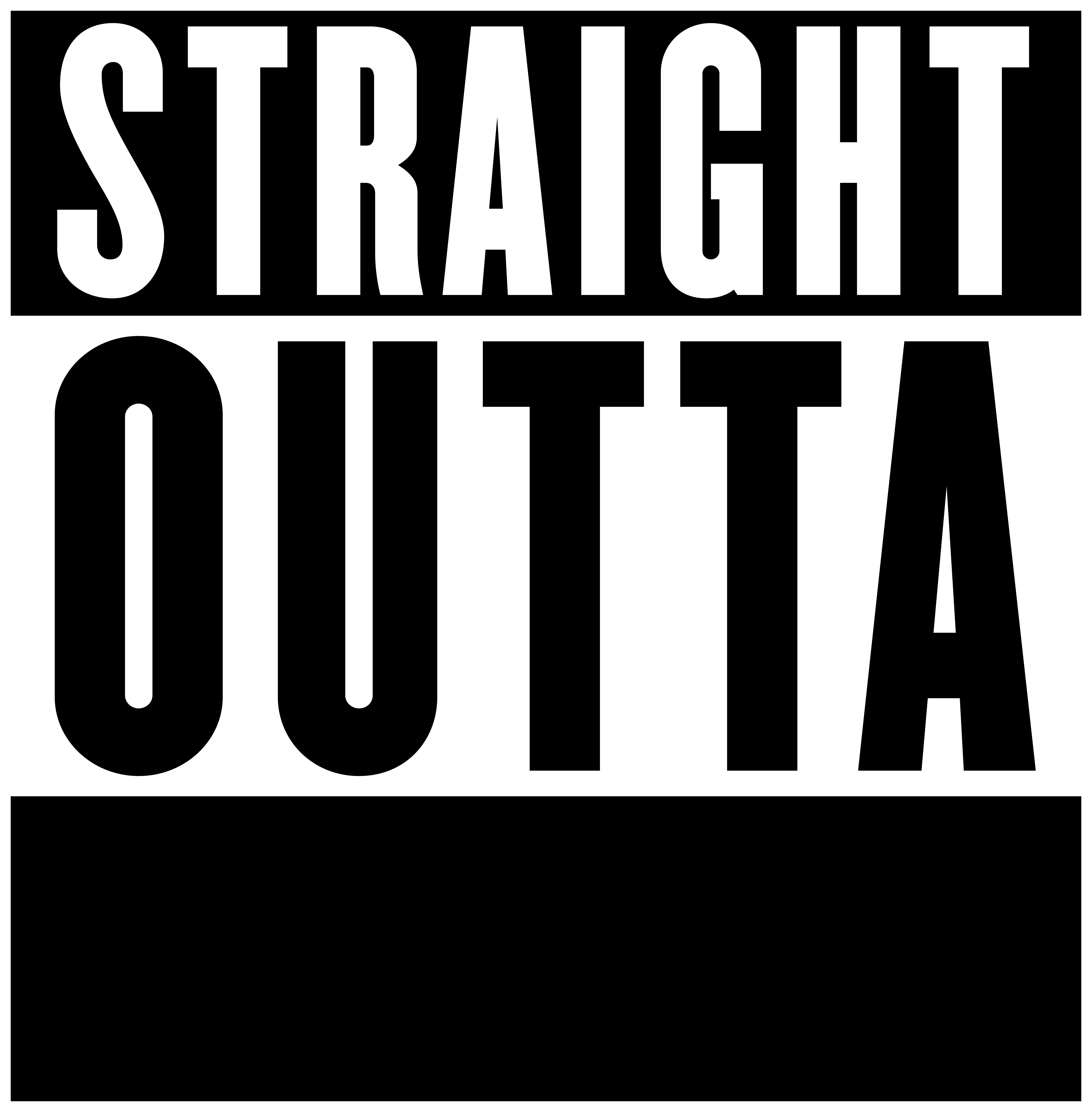 Straight Outta Logo Template By Darkvoidpictures On Deviantart