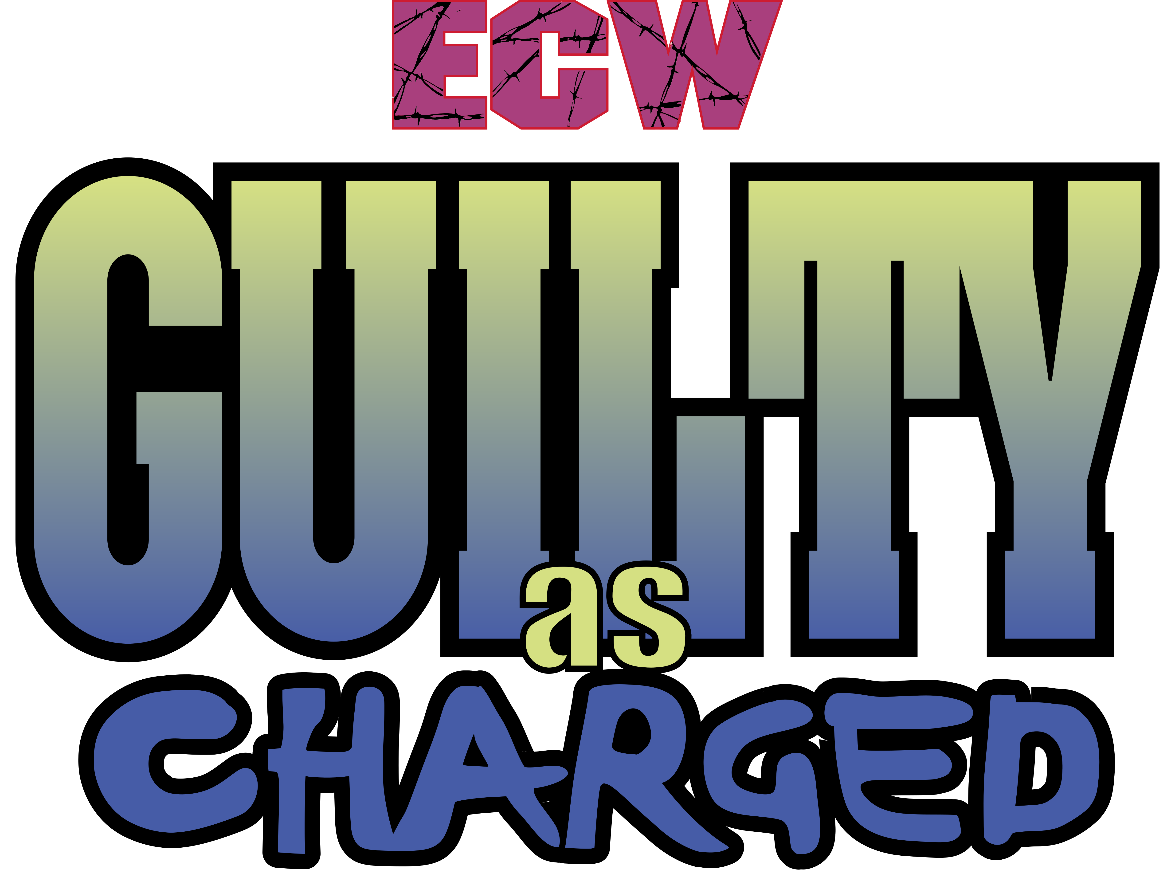 ECW Guilty As Charged (1999-2001) Logo by DarkVoidPictures on