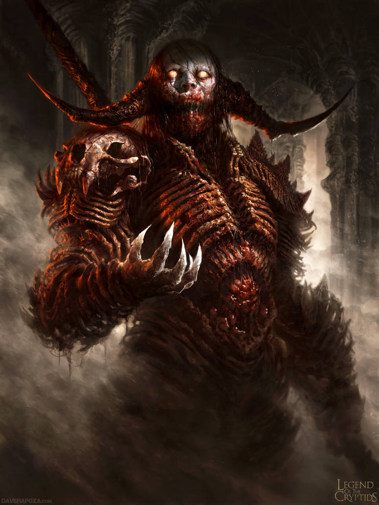Legend of the Cryptids Demon dude ver 1 by DaveRapoza