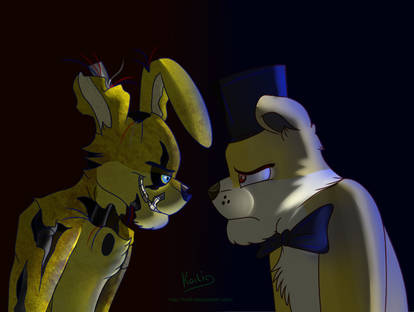 FNaF -  Springtrap and Golden Freddy