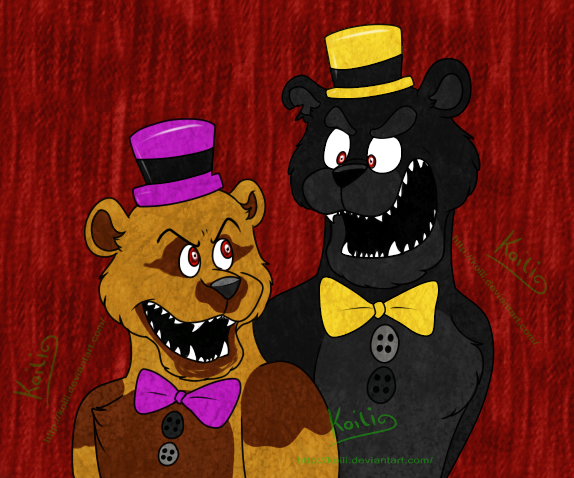 Nightmare Fredbear (again) by themaskedhunter on DeviantArt