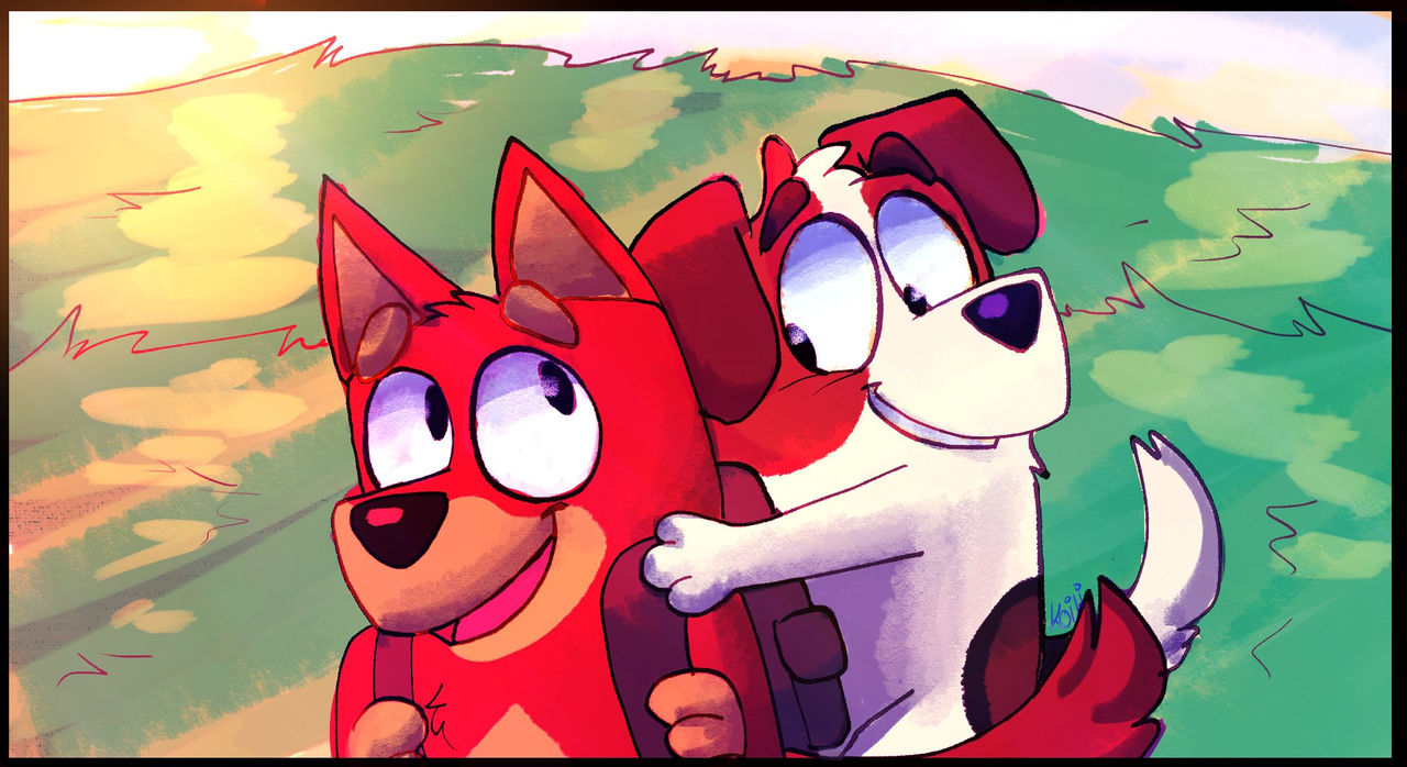 Bluey - Rusty and Jack by Koili on DeviantArt