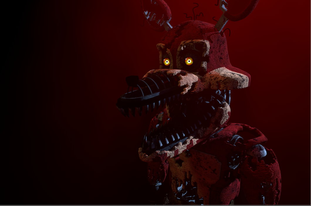 C4D FNAF World Adventure nightmare foxy full body by mauricio2006 on  DeviantArt