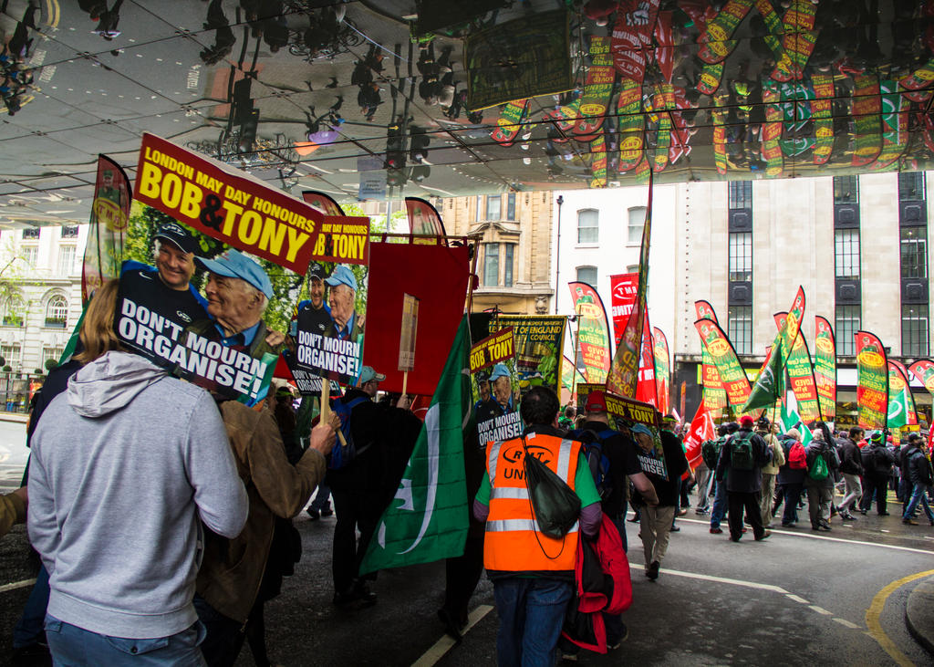 May 2014, Protest, London.