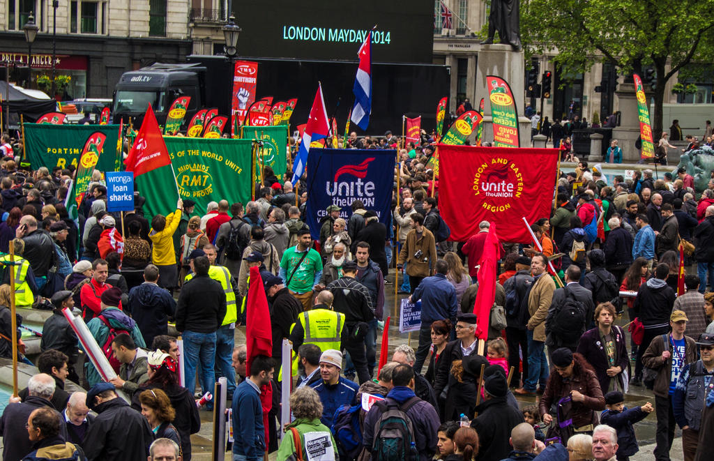 May 2014, Protest, London.