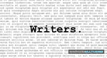 WRITERS by saganich