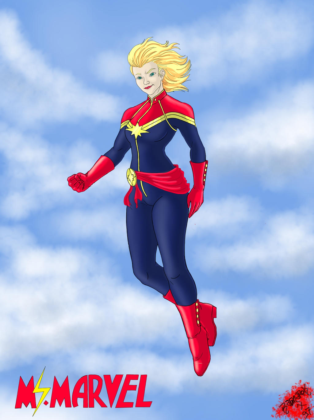 Ms. Marvel (Carol Danvers) by RagnarokX97 on DeviantArt