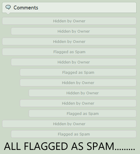 Spamming Deviantart ALL FLAGGED AS SPAM by standbyblizzard on DeviantArt