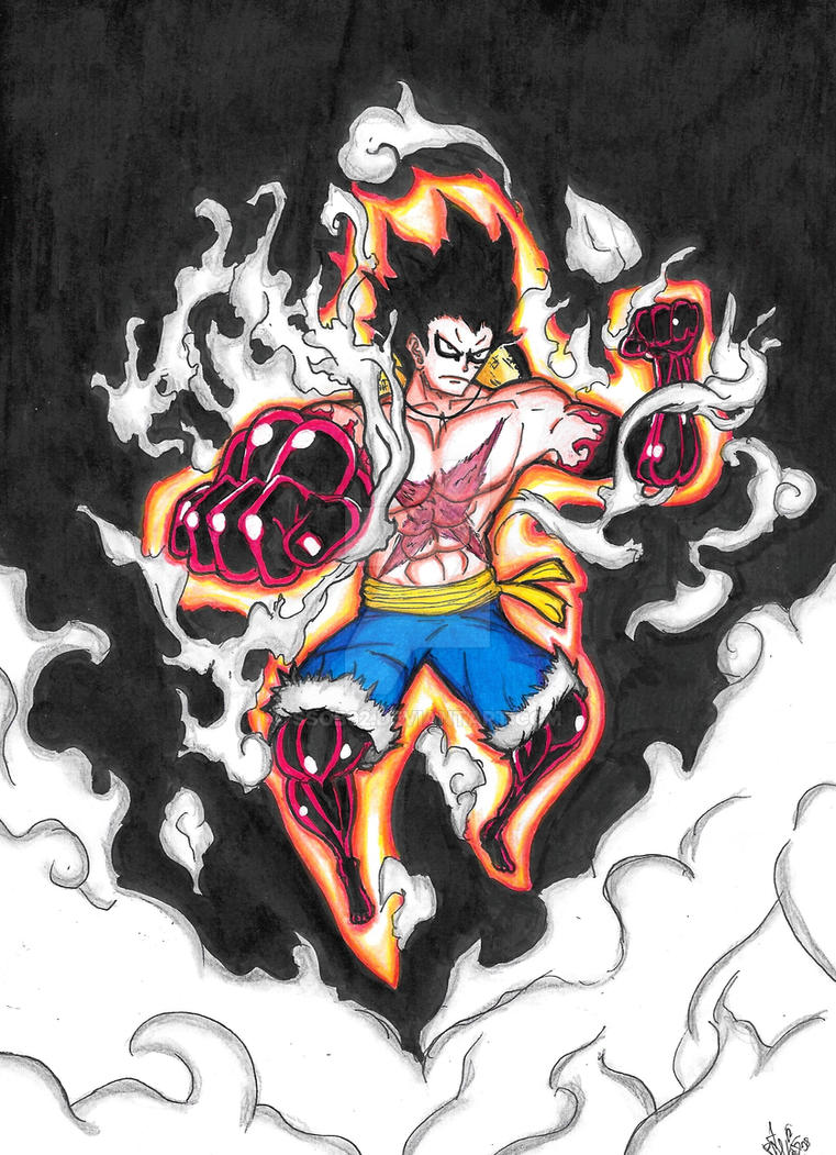 Download this luffy gear 4 snakeman mobile wallpaper free in 480x720, 960x1...