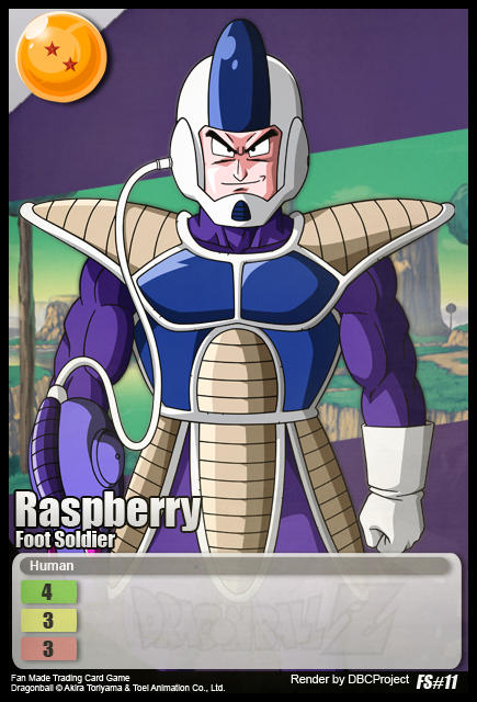 DB Card Game / Raspberry - Foot Soldier FS#11 by SixZac on DeviantArt